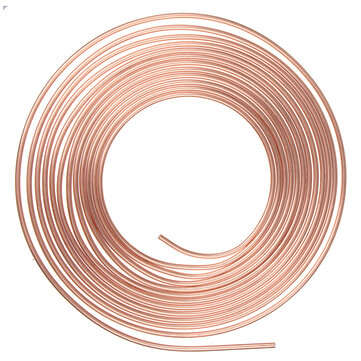 Roll Copper Steel 25 ft. 3/16" Brake Line Pipe Tubing with 20 Pcs Kit Fittings Brake Female Male Nut
