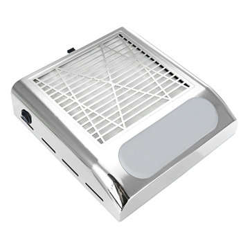 80W Nail Dust Collector Vacuum Nail Cleaner Suction Dust Machine ... (PLUG: EUPLUG | COLOR1: SILVER)