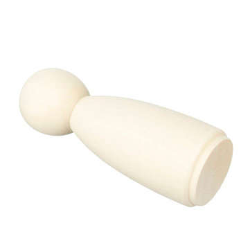 50Pcs/set Wooden Peg Doll Unfinished People Children Painted Wood Art Craft