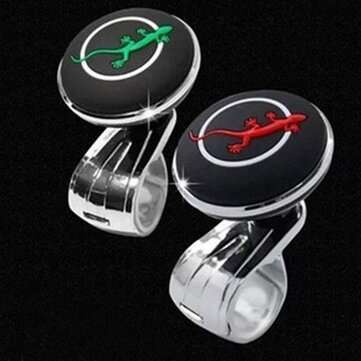 Handle Power Shift Knob Control Universal Steering Wheel Spinner Car/Truck  (COLOR.: RED)