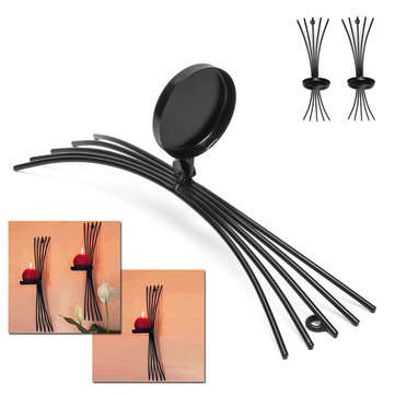 2Pcs Modern Style Wall Hanging Mount Candlestick Iron Candle Holder Sconce Decor