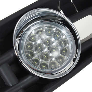 Car Front Bumper Grille Grill Driving Fog lights with Switch and Harness for Volkswagen Jetta Bora 1