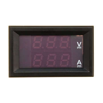 5pcs 0.56" DC 100V 50A Red+Red Dual LED Display Mini Digital Voltmeter Ammeter Panel Amp Volt Voltag