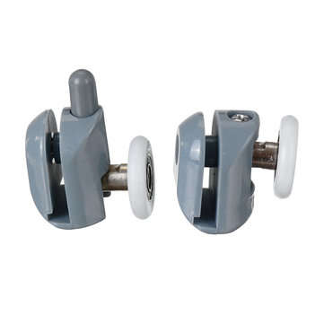 8PCS 25mm Top and Bottom Shower Door Rollers Wheels Runners Pulleys Replacement