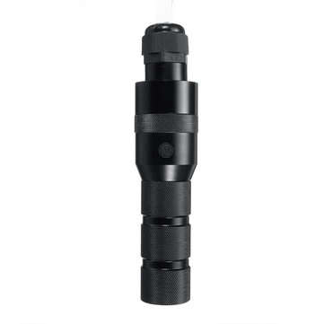 LED Fiber Optic Whip Strip Light 360 RGB Multi-Mode Flashlight Show Music Dance Festival Battery O