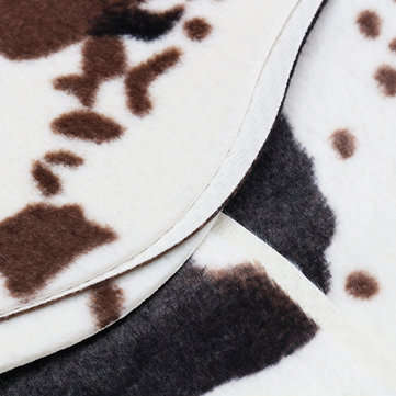 3.6x2.5 Feet Cow Print Rug Faux Cow Rug Animal Printed Carpet Home Decoration Toys