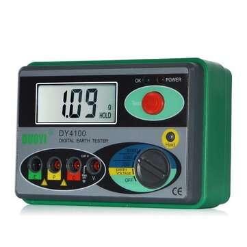DUOYI DY4100 Resistance Tester Digital Earth Tester Ground Resistance Instrument Megohmmeter 0-2000
