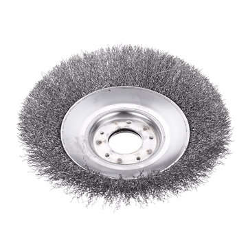 Drillpro 150mm Steel Wire Trimmer Head Derusting Weeding Wheel Grass Brush Cutter Dust Removal Weedi