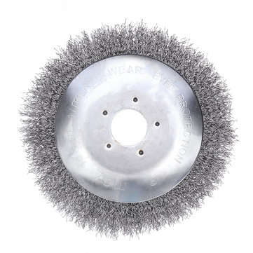 Drillpro 150mm Steel Wire Trimmer Head Derusting Weeding Wheel Grass Brush Cutter Dust Removal Weedi
