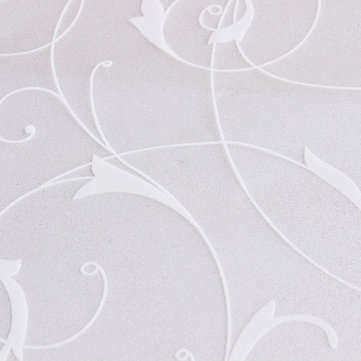 45X100cm Frosted Glass Film Privacy Scroll Flower Window Static Cling