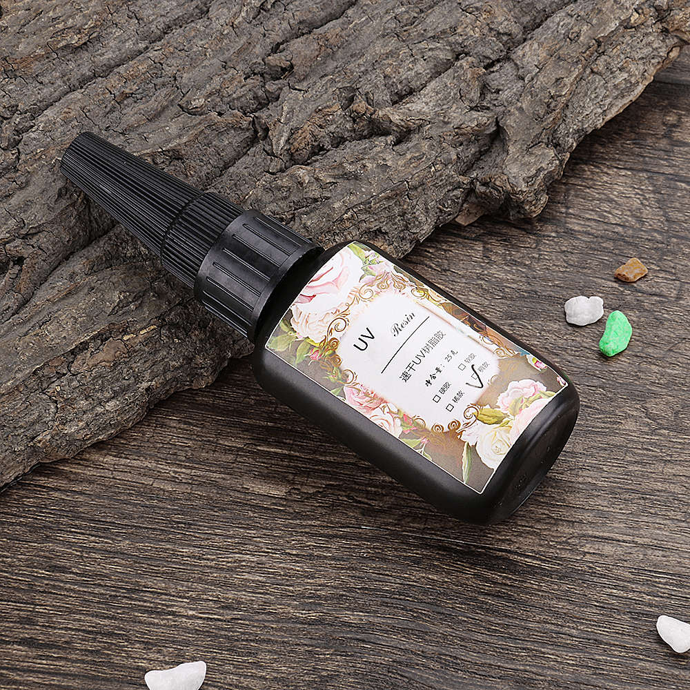 25g/50g Thick Hard Type UV Resin Glue Crystal Clear Ultraviolet Curing Activated DIY Jewelry Making