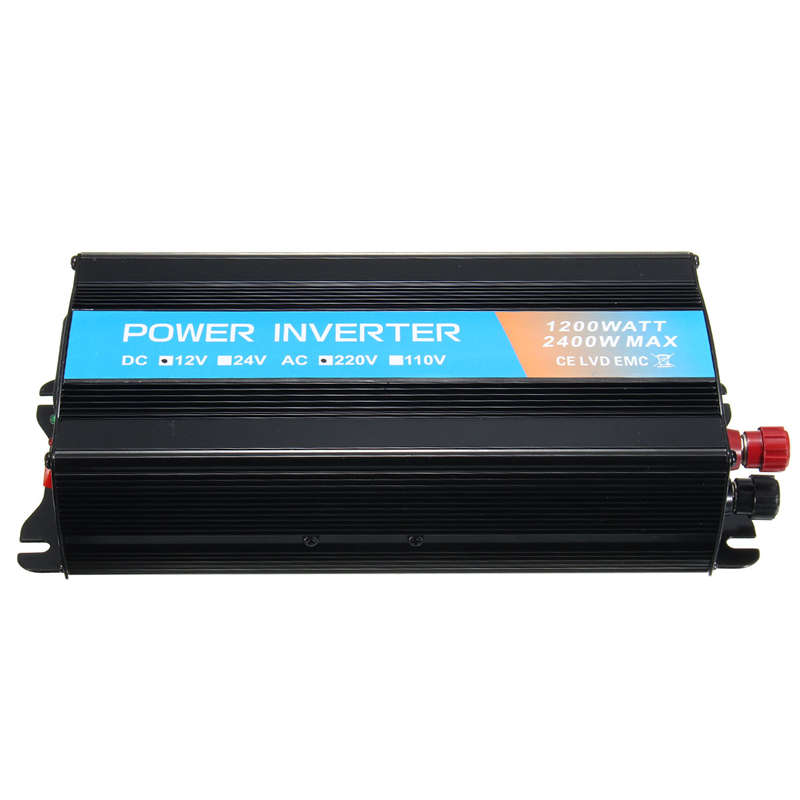 2400W Peak DC 12V to AC 220V Solar Power Inverter USB Modified Sine Wave Converter