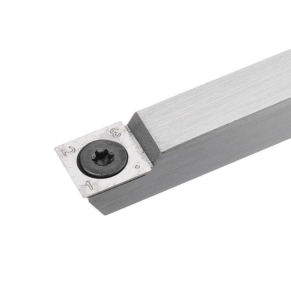 Lathe Wood Turning Tool Carbide Insert Cutter Tools Square Shank with Wood Handle Woodwork (Model D)