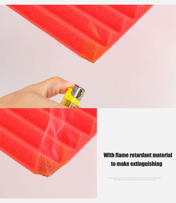 Bakeey 12 Pcs Soundproof Foam Panels Noise Reduction Flame Retardant Acoustic Panels Tiles 30*30*2.5