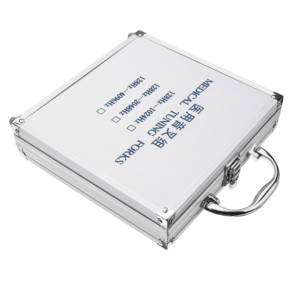 6Pcs Aluminum 128-4096Hz Tuning Fork Tools Kit Healing Sound Vibration Therapy w/ Mallet