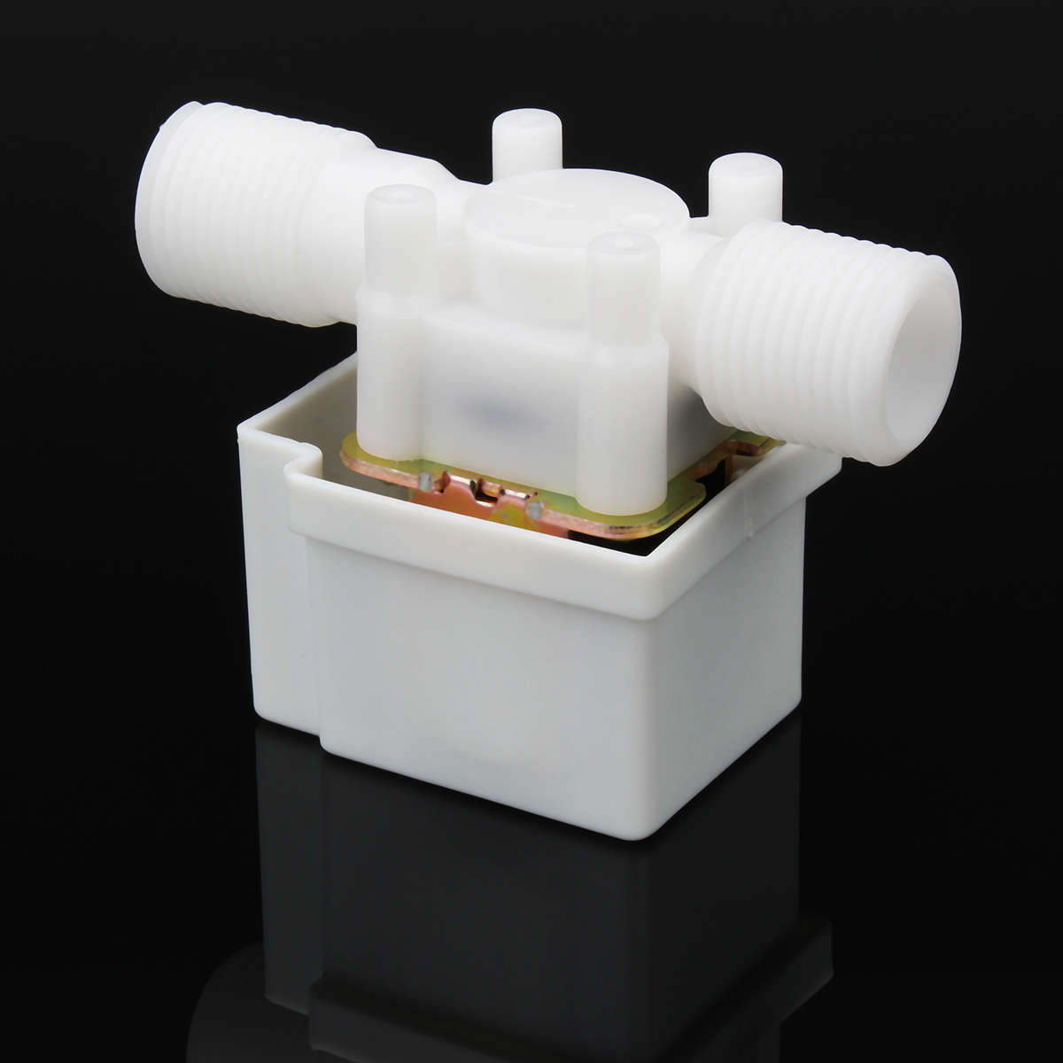 DC 12V Electric Solenoid Valve Switch Normally Closed Water Air Inlet Flow Switch