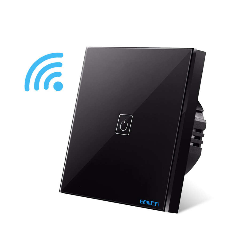 BONDA 1/2/3 Way Smart Switch Wireless Remote Control APP Controled W (Way Remote control Color Gold)