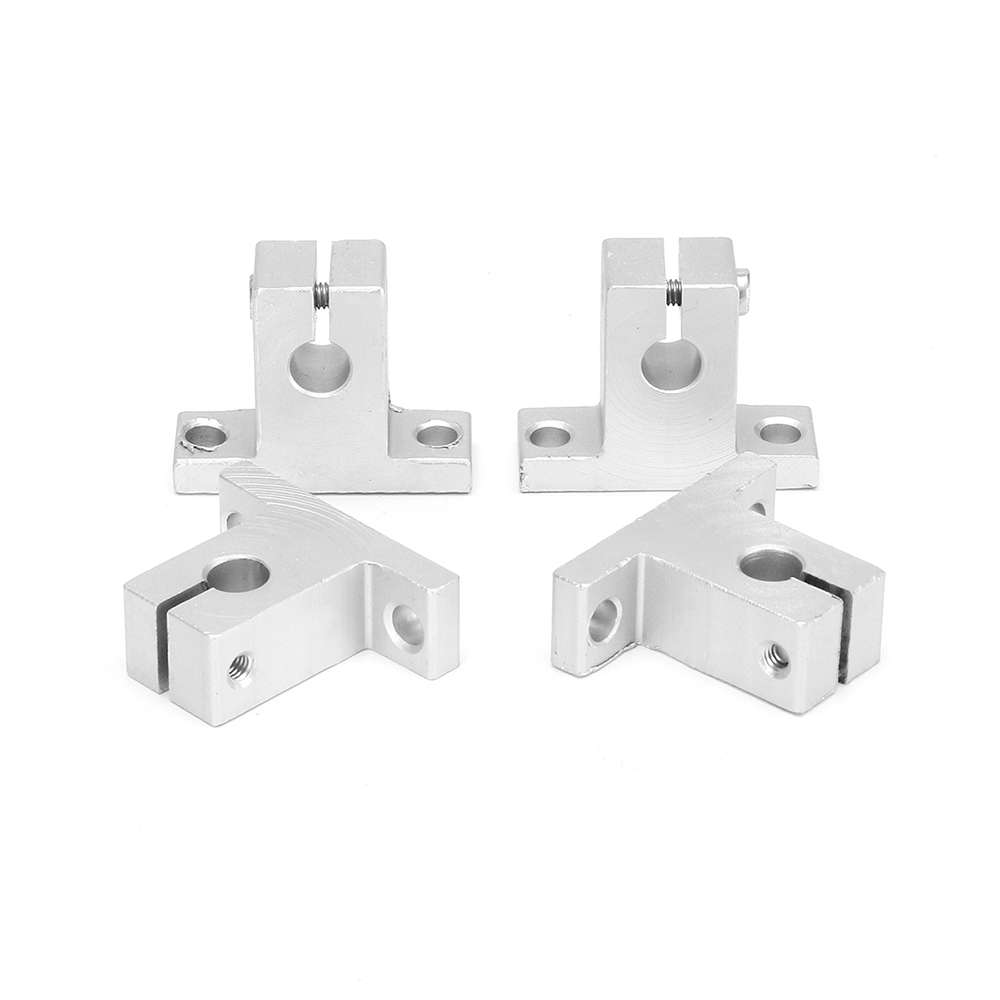 Machifit 15pcs 400mm Optical Axis Guide Bearing Housings Linear Rail Shaft