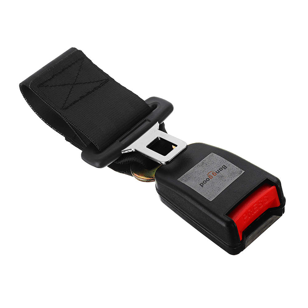 Universal 1Pcs Universal 14 Inch Car Seat Safety Belt Extension Black Buckle