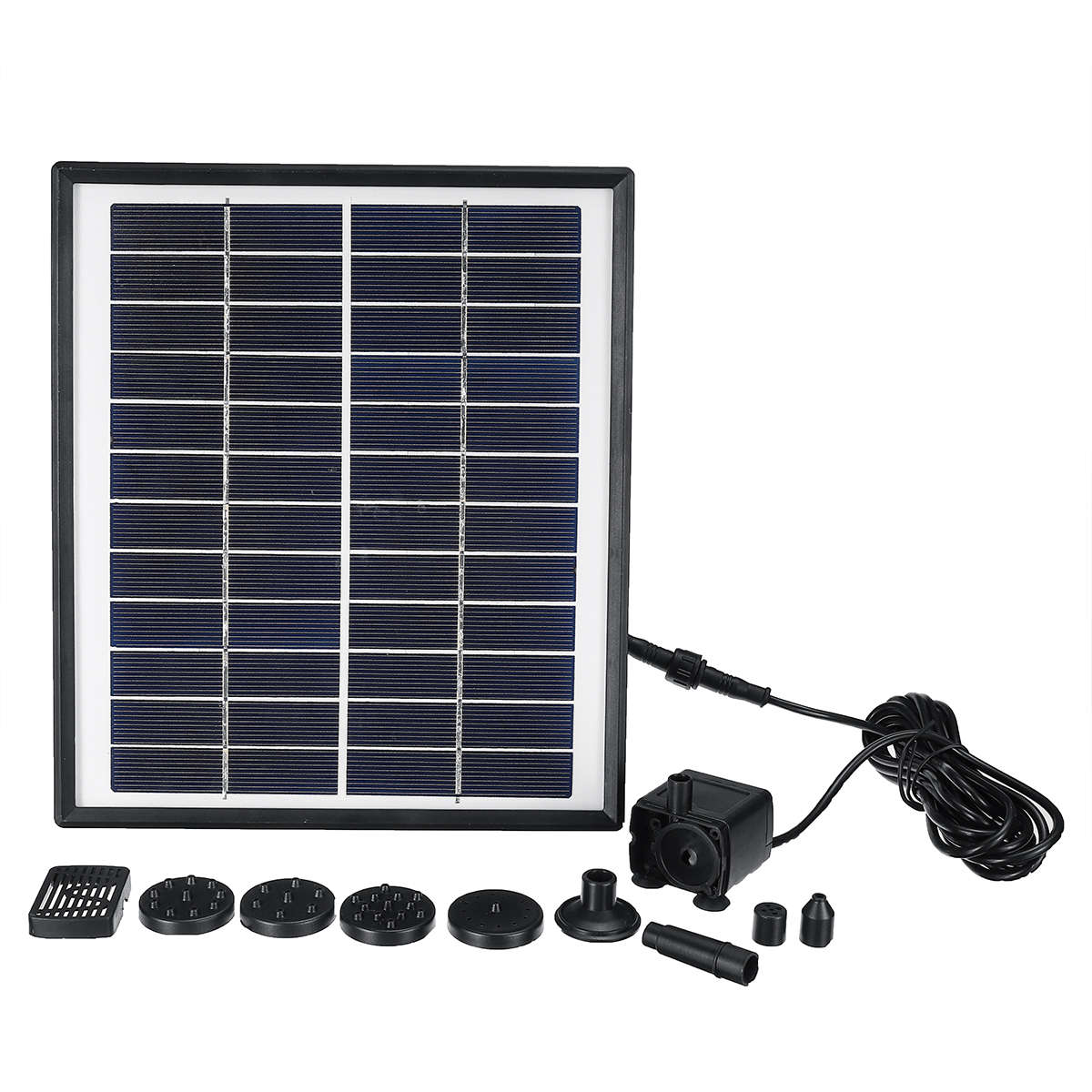 DC35-1218 Solar Power Fountain Water Pump Garden Solar Fountain Landscape Solar Panel Floating Fount