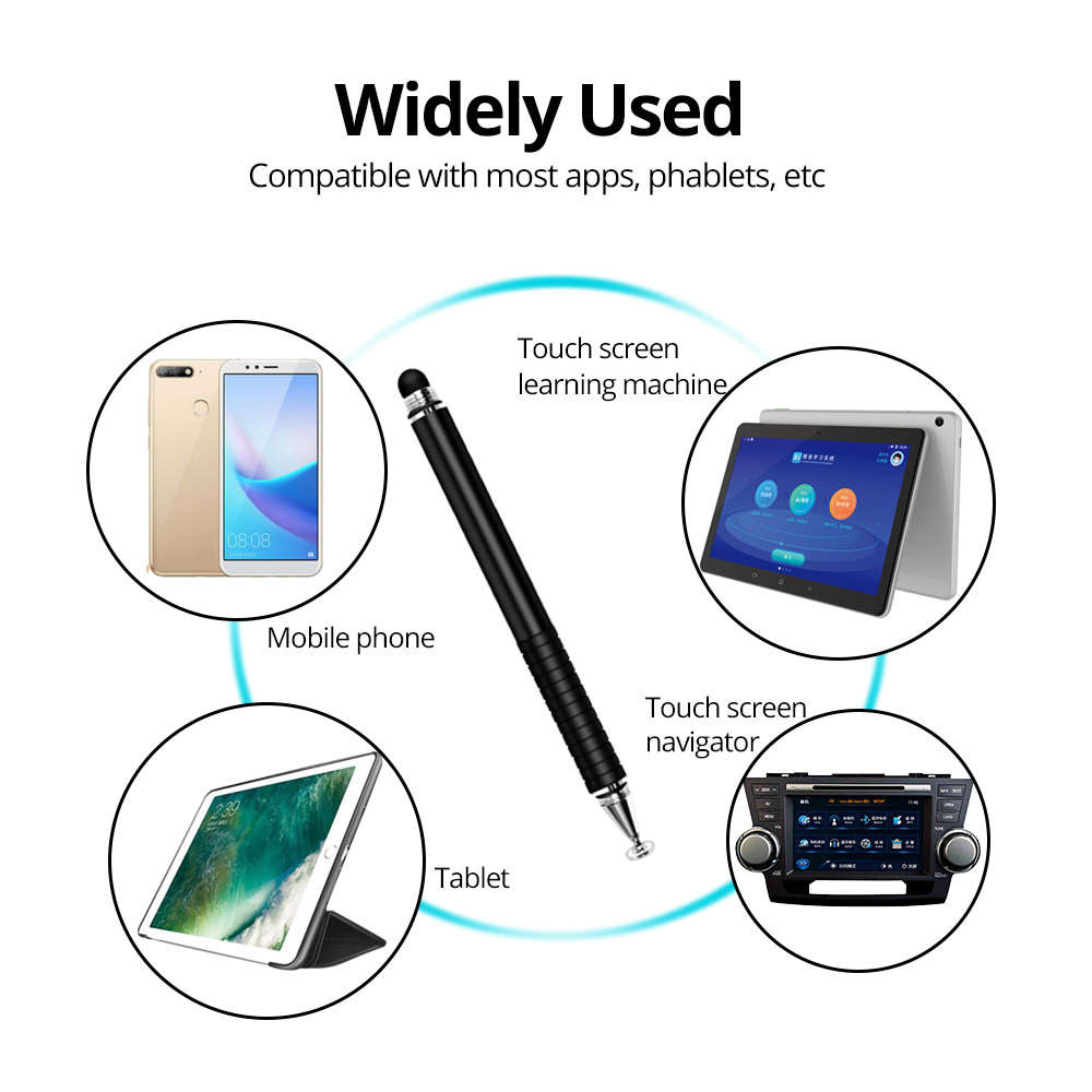 FONKEN Stylus Pen Universal 2 In 1 High Sensitive Double-Headed Capacitive Pen Touch Screen Stylus D