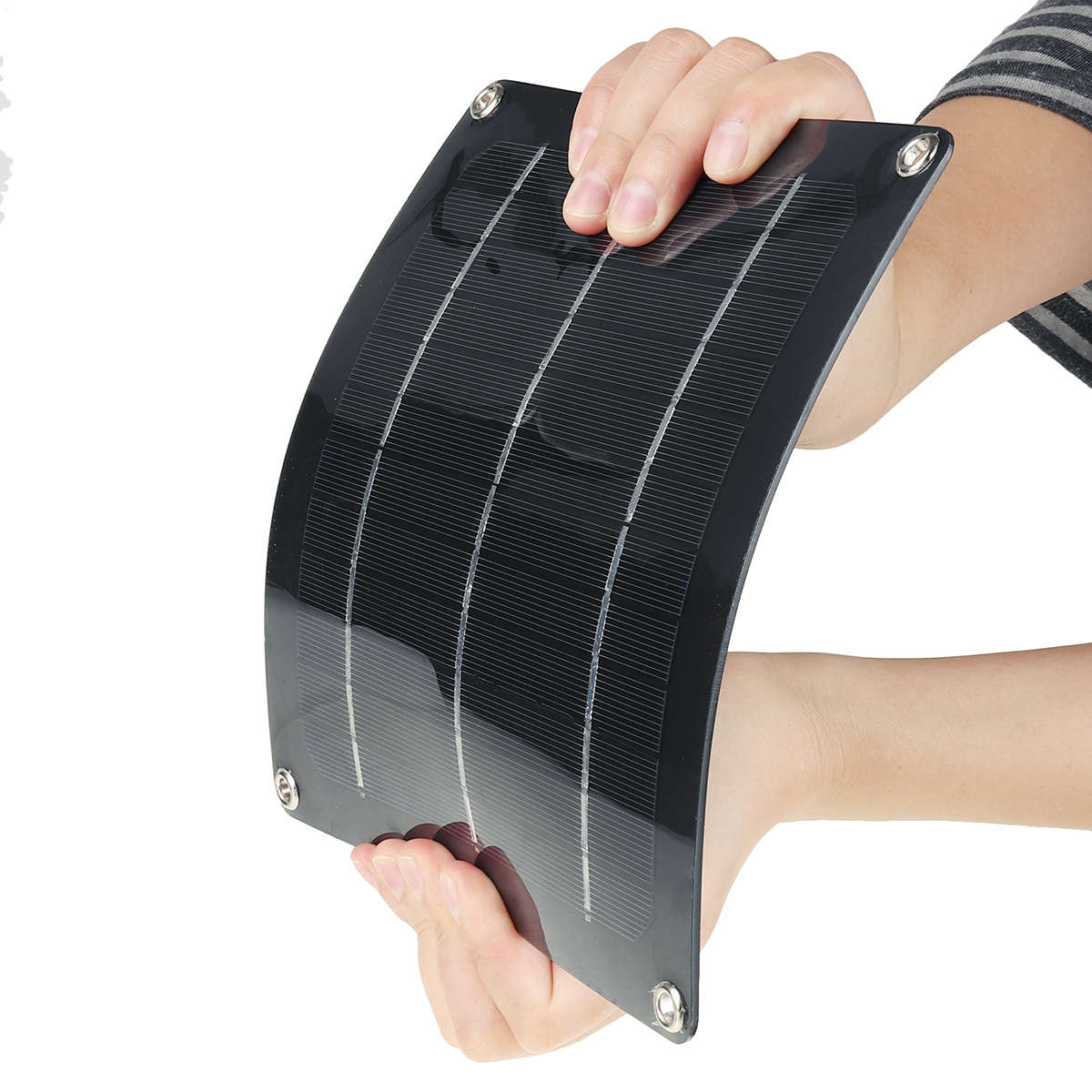 55W High efficiency Solar Panel Kit USB Port Battery Charger With 4Pcs Suckers