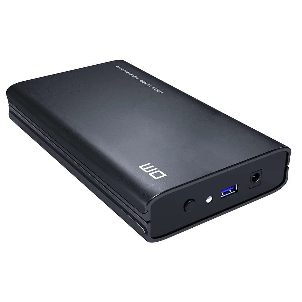 DM 3.5 2.5" USB 3.0 SATA HDD SSD External Hard Drive Enclosure 16TB 5Gbps Hard Disk Box Case Shell B