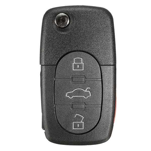 4 Button 315Hz Car Flip Key Keyless Entry Remote Fob for Volkswagen Beetle Golf Jett