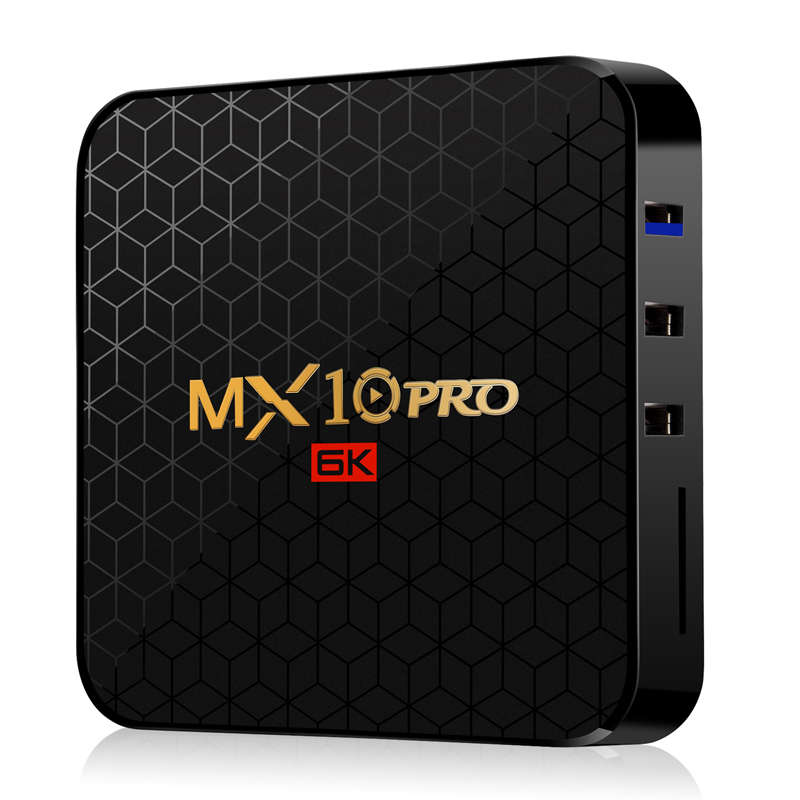 New MX10 Pro Allwinner H6 4GB RAM 64GB ROM 2.4G WIFI Android 9.0 6K 4K TV Box