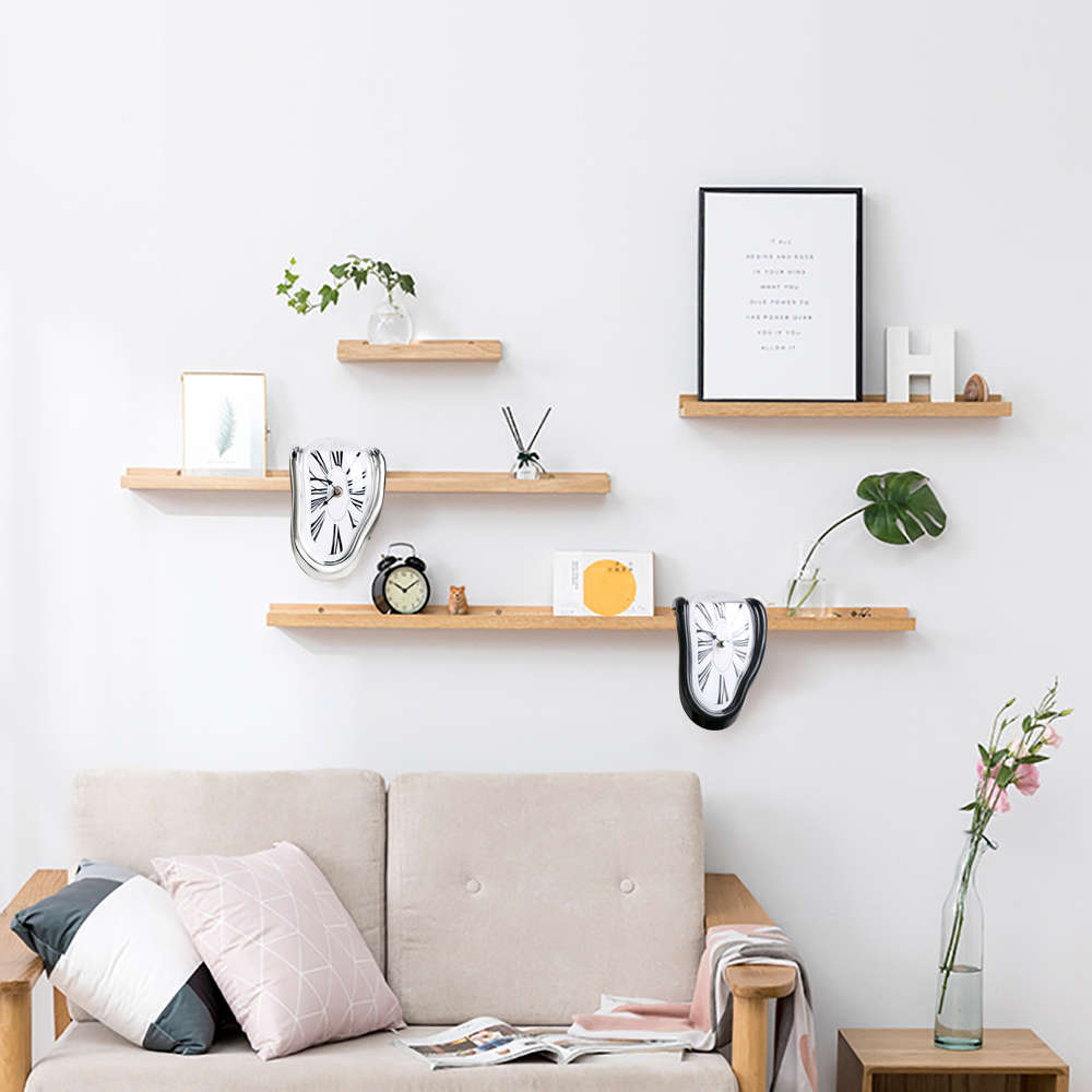 Novel Surreal Melting Distorted Wall Clock Surrealist Salvador Dali Style Wall Clock Amazing Home De