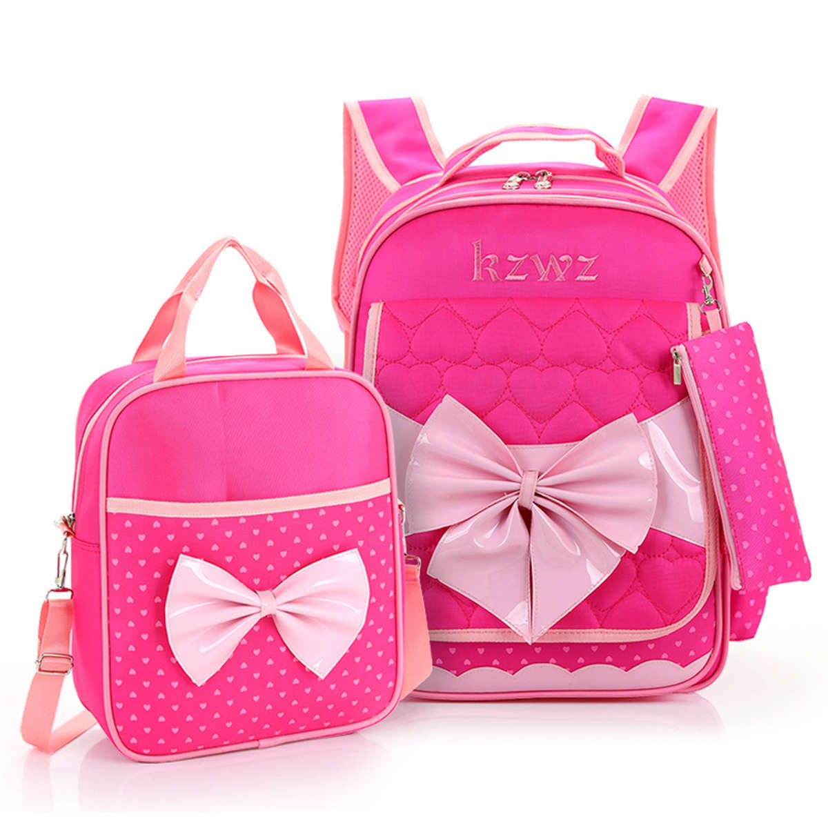 New 3 Pcs School Bag Sets Shoulder Bag Nylon Cross body Bags Camping Travel Back