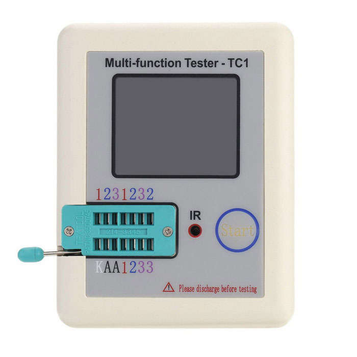 DANIU LCR-TC1  1.8inch Colorful Display Multifunctional TFT Backlight Transistor Tester for Diode Tr