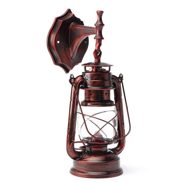 Retro Antique Vintage Exterior Lantern Wall Lamp Bar Cafe Sconce Lightin
