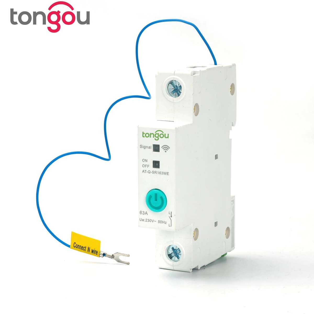 Tongou 1P 63A DIN Rail WIFI Circuit Breaker Smart Switch Remote Control by