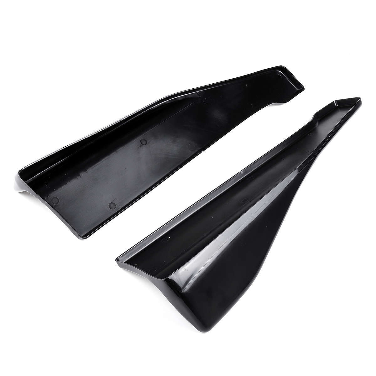 Universal Car Mudguards Fit Front Rear Bumper Lip Splitters Winglets Canards side skirt...