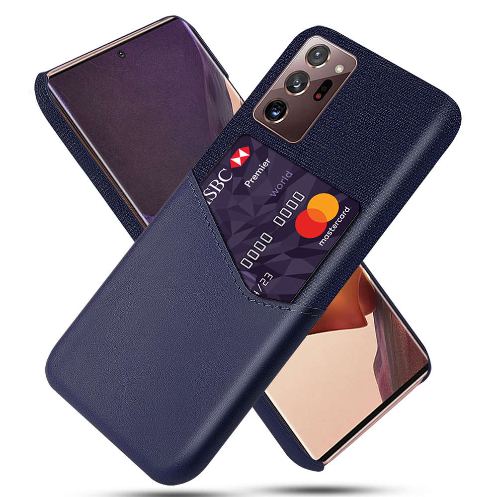 Bakeey for Samsung Galaxy Note 20 Ultra / Galaxy Note20 Ultra 5G Case Luxury PU Leather + Cloth with