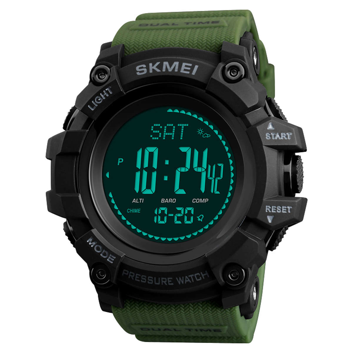 New SKMEI 1358 3ATM Waterproof Smart Watch Pedometer Barometer Thermometer Altimeter Smart Bra