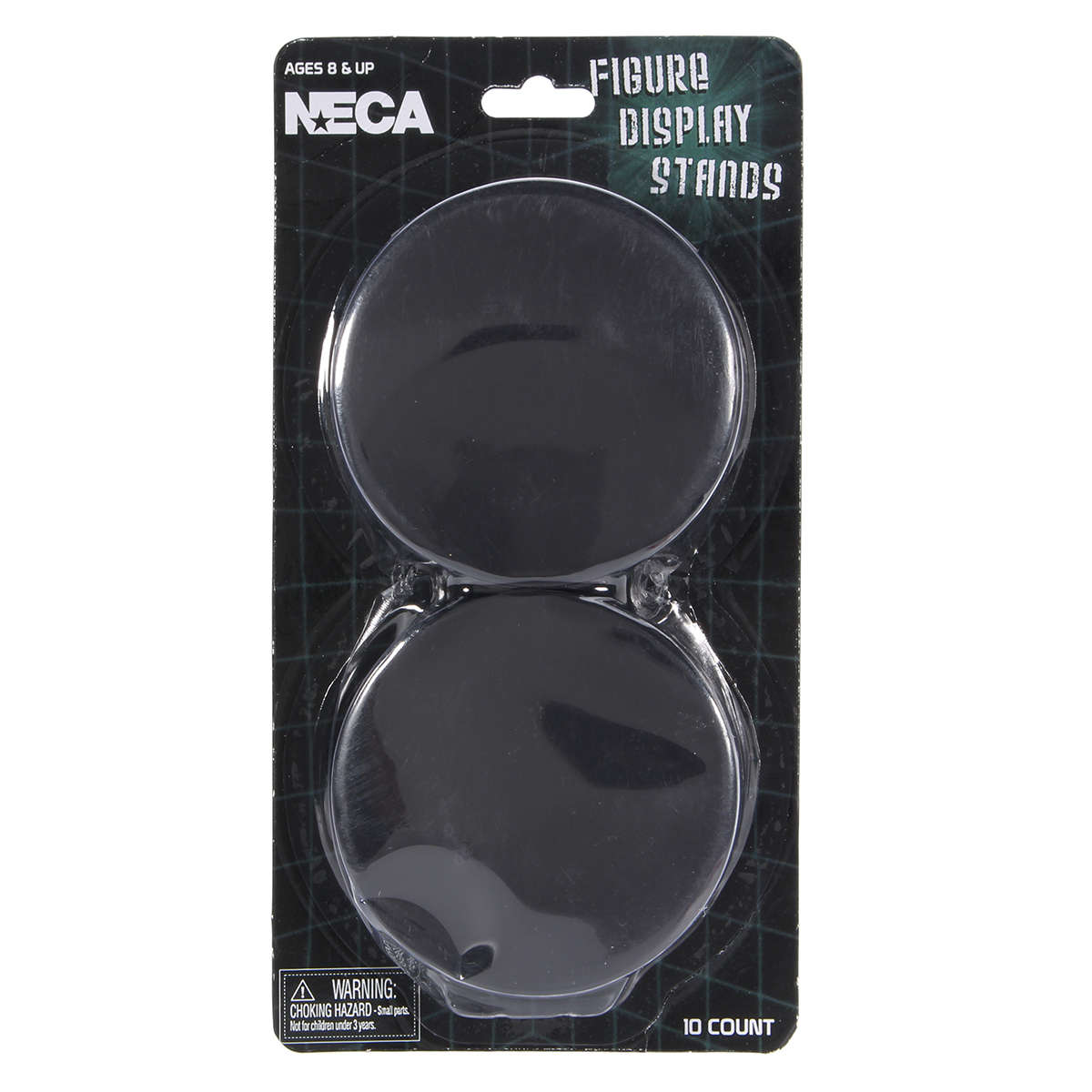 10pcs Round Black ABS Figures Stands Display Base for 6-8 Inch Action Figures