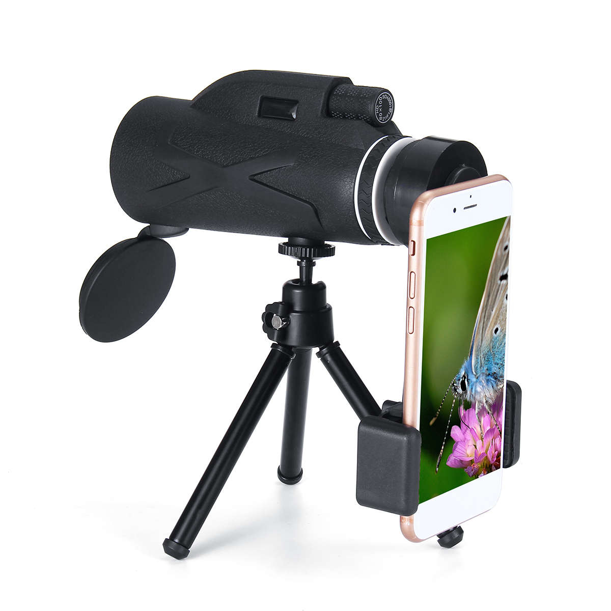 80x100 Magnification Portable Monocular Telescope Powerful Binoculars