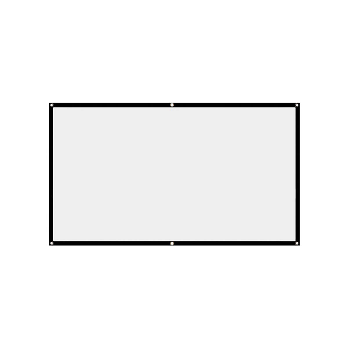 60/100/120/150 inch 16:9 Foldable Portable Projector Screen Cloth Meeting Presentatio