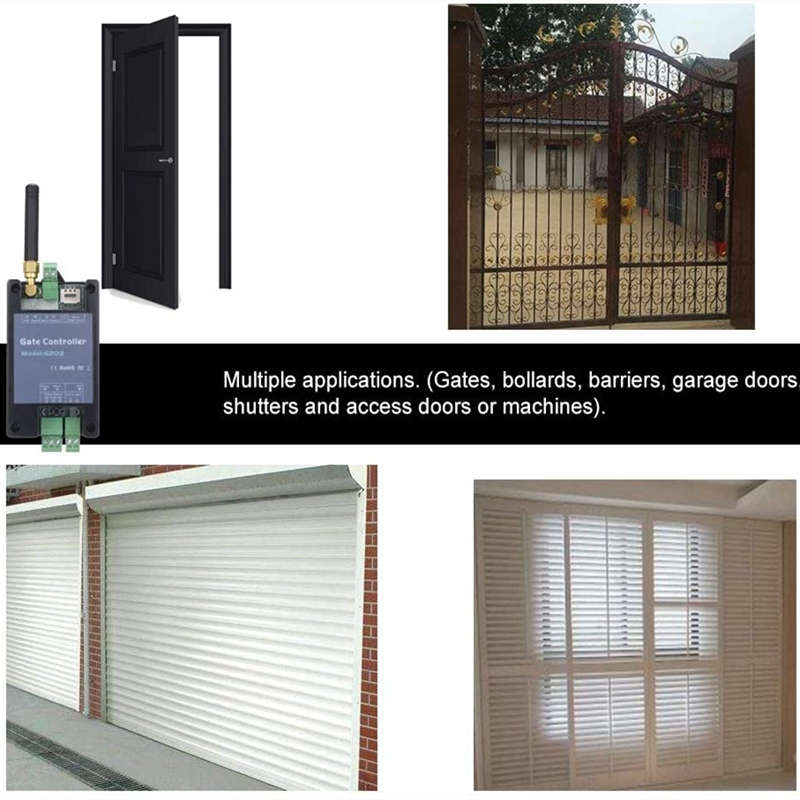 G202 GSM 3G 4G gate opener  Relay Switch Remote Control Door Access Switch Wireless Door Opener By F