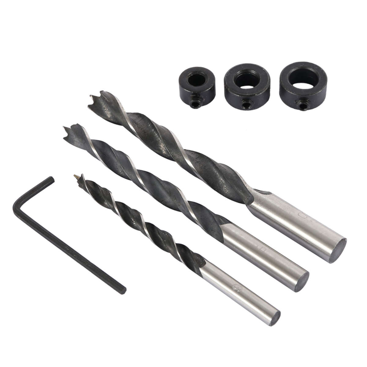 15Pcs 15 Degree Pocket Hole Jig Kit Drilling Locator Woodworking Guide Screw Drill Angle Positioning