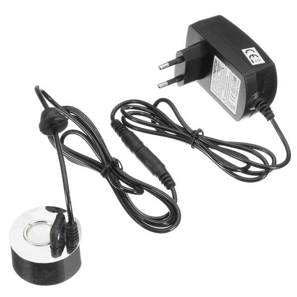 DC 24V Aluminum Mist Maker Fogger Water Fountain Fog Machine Ultrasonic Atomizer Air Humidifier