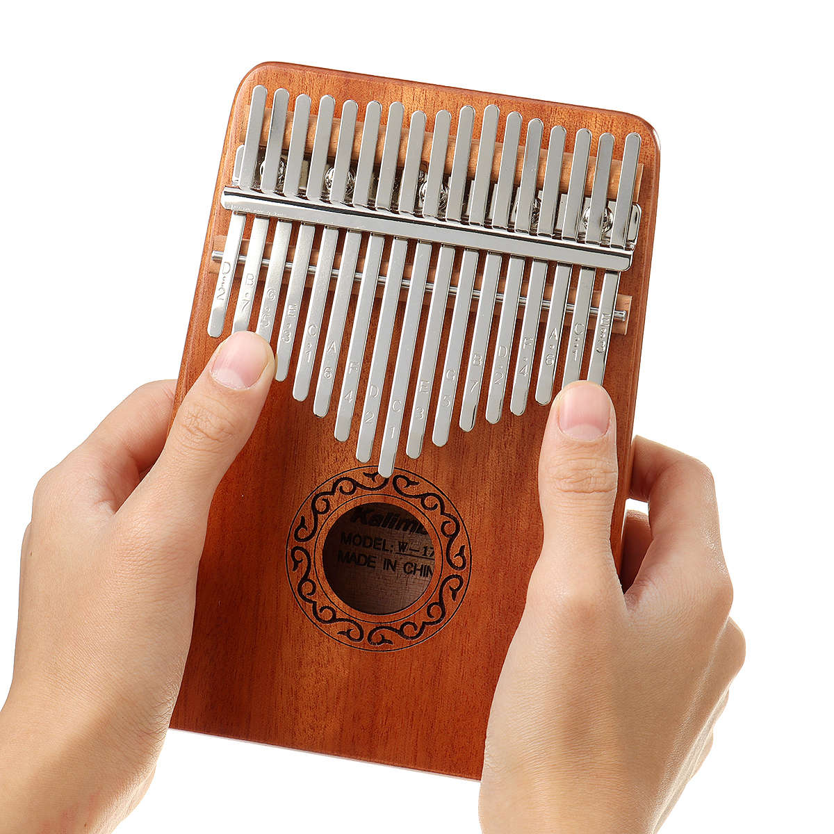 17 Key Kalimba Thum Finger Piano Beginner Practical Wood Muscial Instrument Set