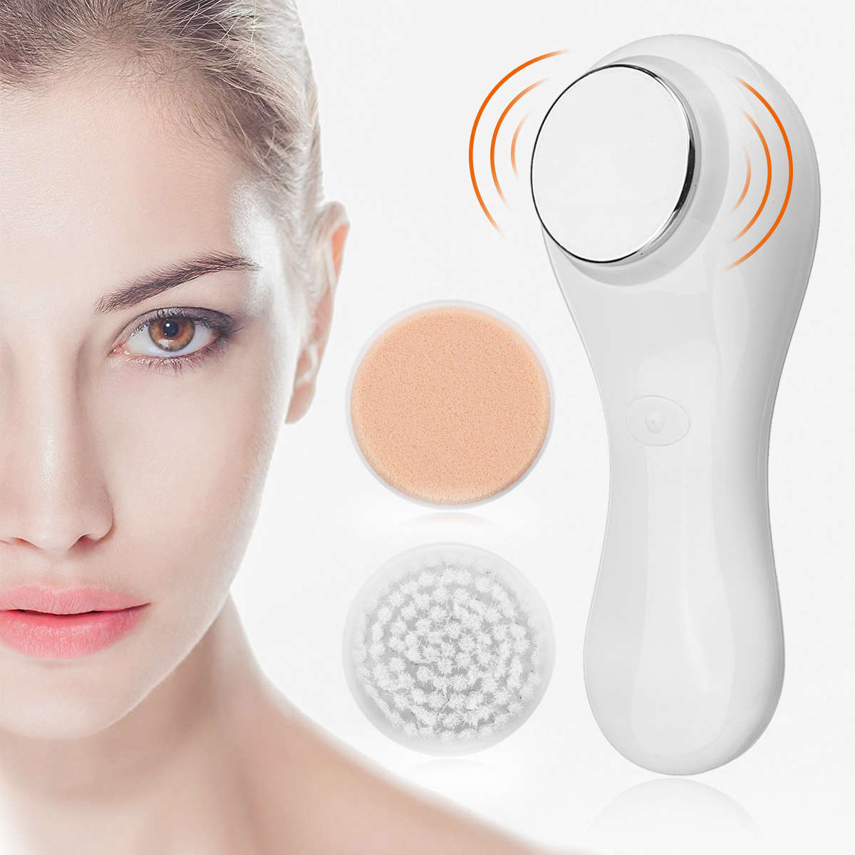 LuckyFine Negetive Ion Facial Clean Anti-aging Skin Care Vibration Acne Treatment Spa Massager Ma...
