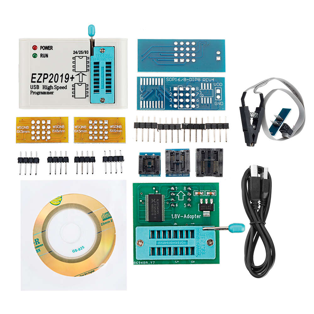 EZP2019 High-speed USB SPI Programmer Support24 25 93 EEPROM 25 Flash BIOS Chip