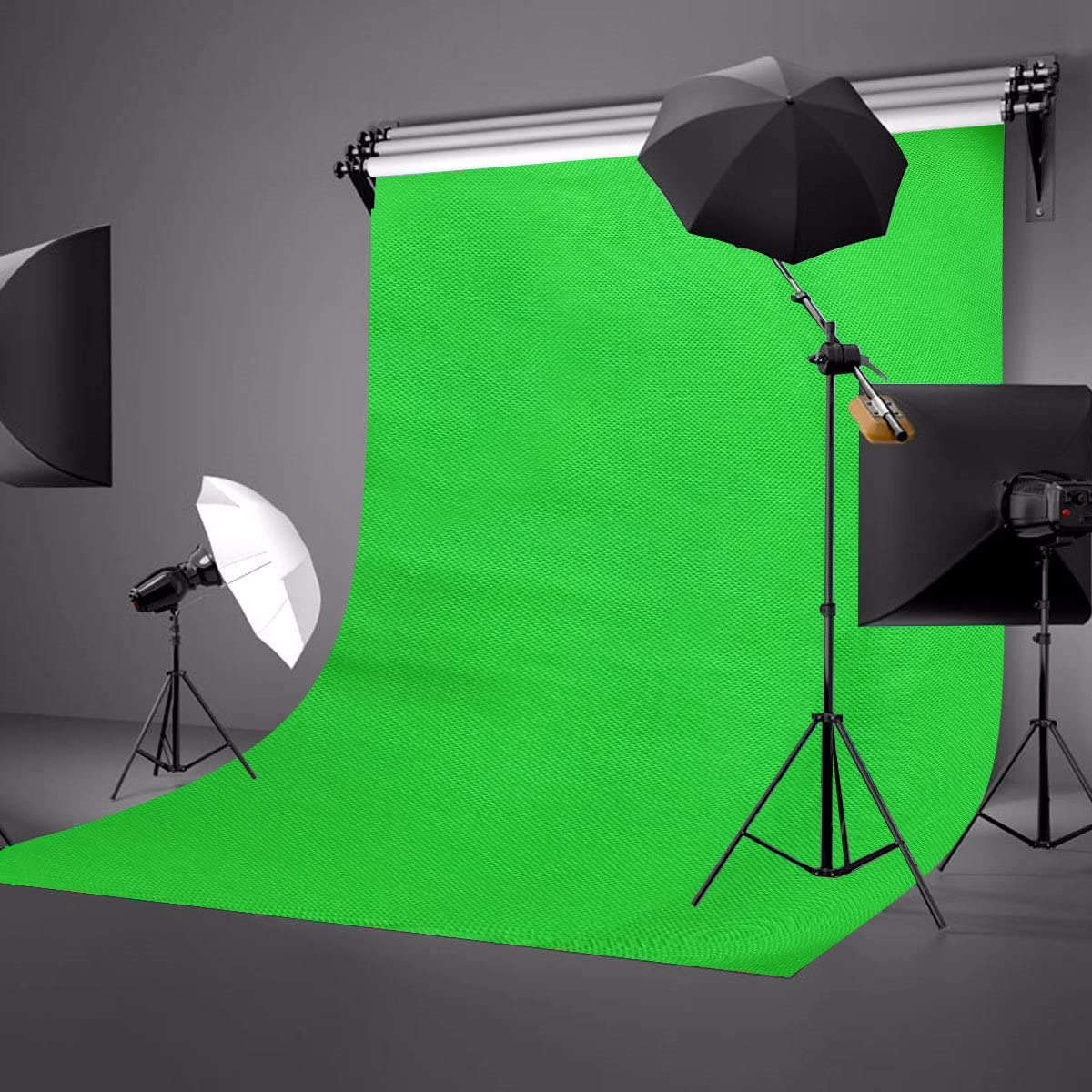 100x160cm Non-woven Fabrics Chromakey Green Photography Backdrop Background Cloth for (Color White)