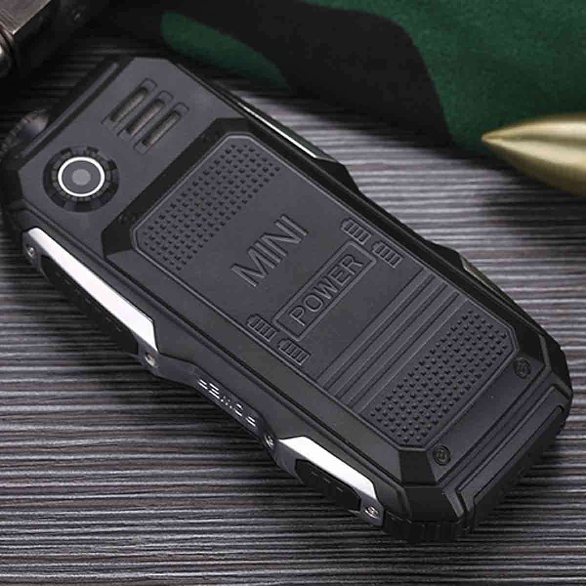 HAIYU 2.0 Inch 4800mah GSM Carriers Dual Sim Cell Phone Long Stand-by Rugged Phone...-(Color Black)