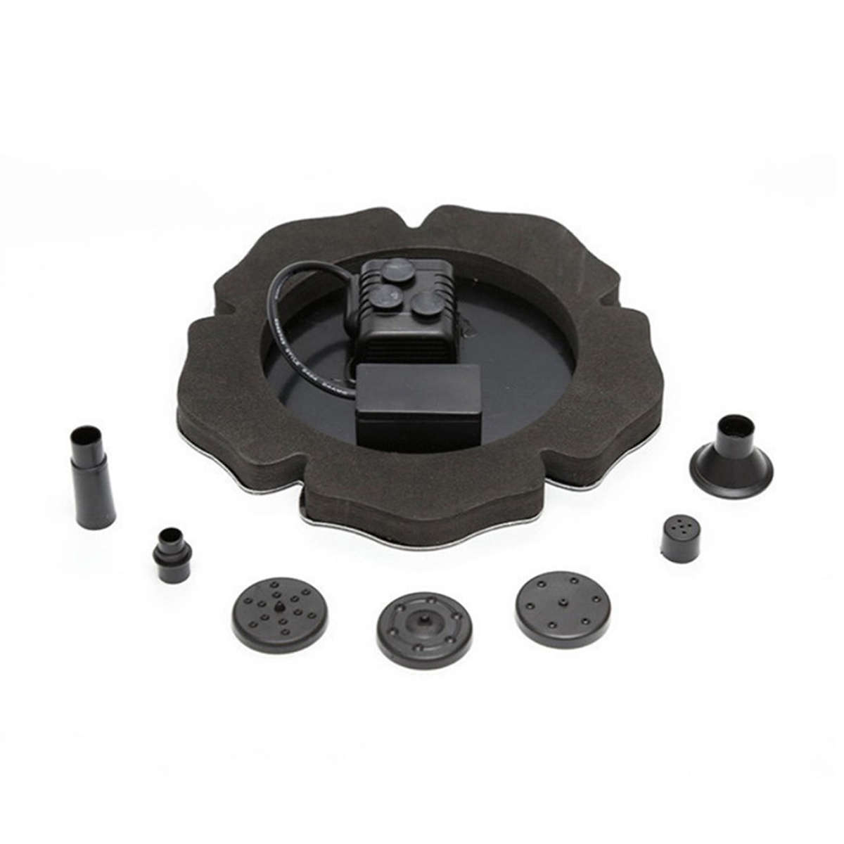 Solar Bird Bath Fountain Pump Solar Water Floating Leaf Pump Fountain Pond Bird Bath Fish Tank...