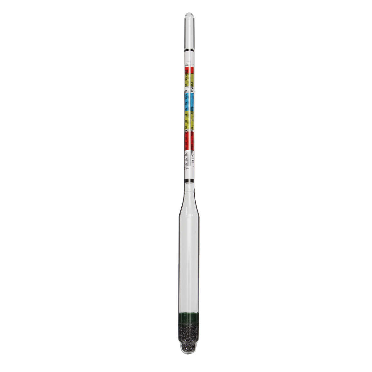28cm Clear Glass Triple Scale Hydrometer For Home Brew Alcohol Making